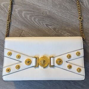 Elegant White Crossbody Bag by Versace